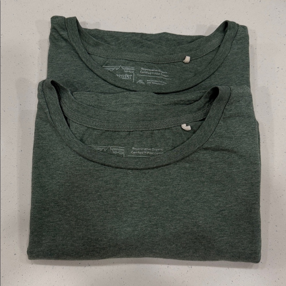 Patagonia Heathered Green Responsibili-Tee (2)